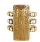 Triad Ring - Straw Topaz 